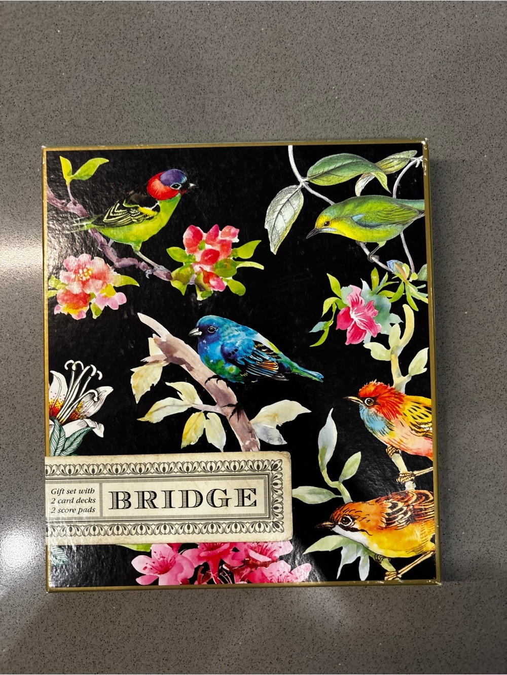 Vintage Michel Design Works Bridge Card Set